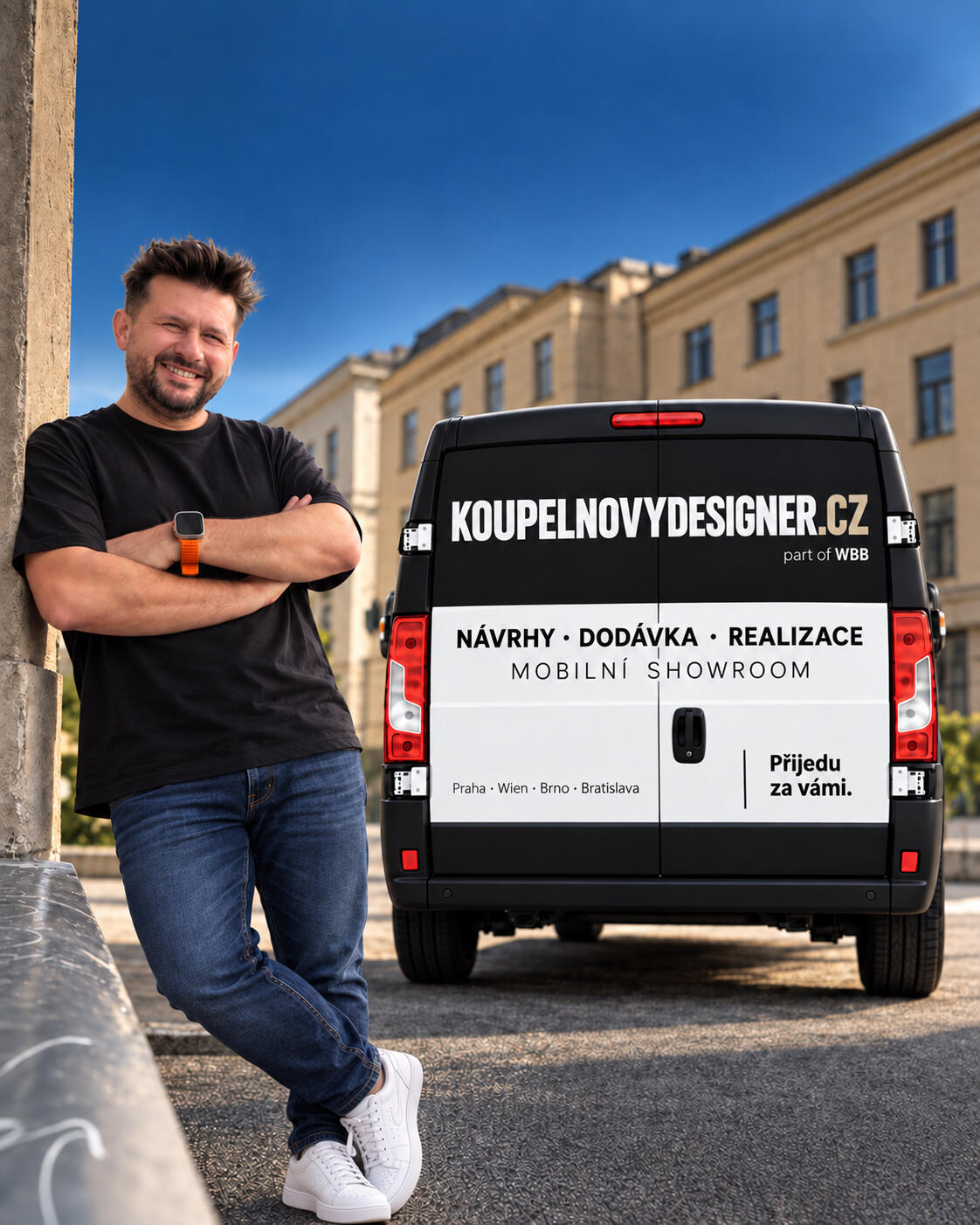 František Klinovský, koupelnový designér specializující se na 3D návrhy koupelen a výběr materiálů